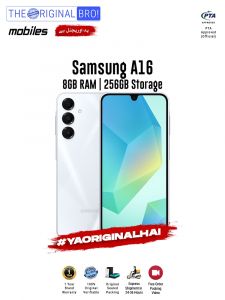 Samsung A16 - 8GB RAM - 256GB Storage - PTA Approved - 1 Year Warranty - Green - The Original Bro Mobiles - TOB40